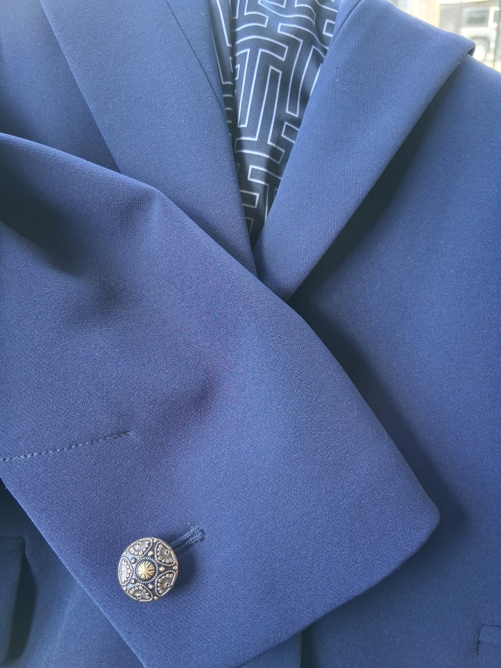 Ted Baker London Navy Single-Button Tailored Blazer - Picture 2 of 5